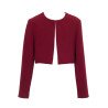 Burgundy Confirmation/Special Occasion Bolero Style 23A/J/19