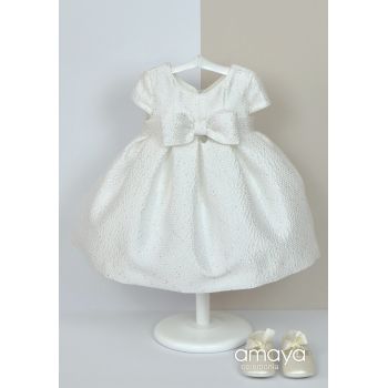 Ivory Handmade Baby Girl Christening Dress Style 512026MC
