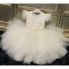 TETER WARM HANDMADE BABY GIRL IVORY CHRISTENING DRESS STYLE B122