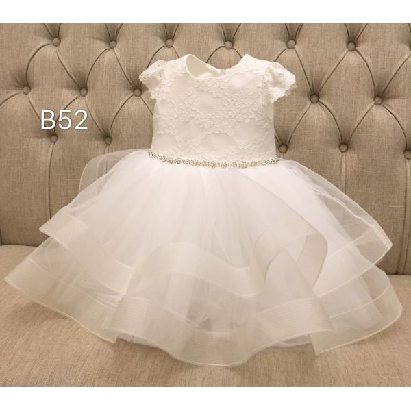 TETER WARM HANDMADE BABY GIRL IVORY CHRISTENING DRESS STYLE B52 TETER WARM HANDMADE BABY GIRL IVORY CHRISTENING DRESS STYLE B52