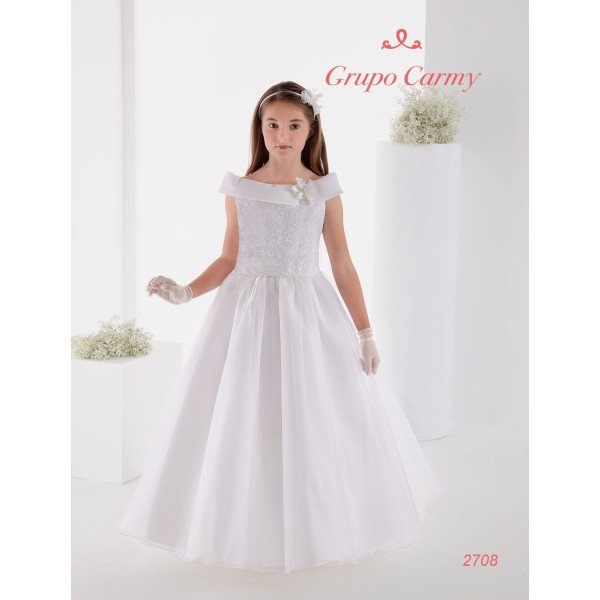 GORGEOUS SPANISH IVORY FIRST HOLY COMMUNION DRESS STYLE 2708 GORGEOUS SPANISH IVORY FIRST HOLY COMMUNION DRESS STYLE 2708