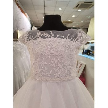Handmade White First Holy Communion Dress Style HUANITA