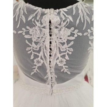 Handmade White First Holy Communion Dress Style FELICIA