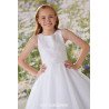 JOAN CALABRESE WHITE TEA-LENGTH FIRST HOLY COMMUNION DRESS STYLE 120349