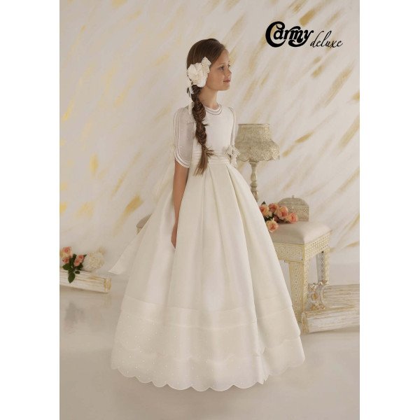 Carmy Handmade Ivory First Holy Communion Dress Style DL 17 EP Carmy Handmade Ivory First Holy Communion Dress Style DL 17 EP