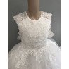 HANDMADE WHITE FIRST HOLY COMMUNION DRESS T-872