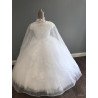 HANDMADE WHITE FIRST HOLY COMMUNION DRESS STYLE T-928