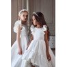 Unusual White First Holy Communion Dress Style 3107
