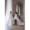 Unusual White First Holy Communion Dress Style 3107