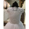 White Handmade First Holy Communion Dress Style CELIA BIS