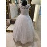 White Handmade First Holy Communion Dress Style CELIA BIS