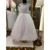 White Handmade First Holy Communion Dress Style CARMEN BIS