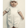 SARAH LOUISE BABY BOY CHRISTENING IVORY ROMPER WITH BONNET STYLE 002226