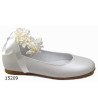 Spanish Ivory First Holy Communion Shoes by Tinny Shoes Style 15209