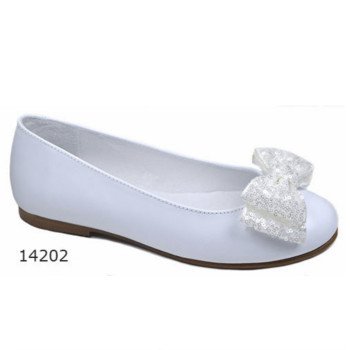 Spanish Ivory First Holy Communion Shoes by Tinny Shoes Style 14202