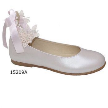 SPANISH PINK CONFIRMATION/SPECIAL OCCASION SHOES BY TINNY SHOES STYLE 15209