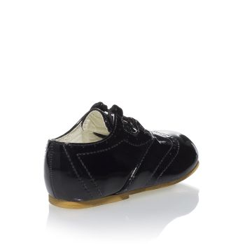 Charming Lacquered Christening/Special Occassion Shoes For Boys style Leo 