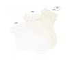 WHITE BABY GIRL/BOY CHRISTENING/BAPTISM SPANISH SOCKS STYLE 2.337/3
