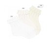 IVORY BABY GIRL/BOY CHRISTENING/BAPTISM SPANISH SOCKS STYLE 2.337/3