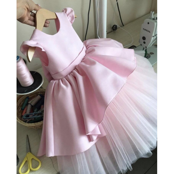 Beautiful Handmade Pink Silk Flower Girl / Special Occasion Dress Style MODENA COCO Beautiful Handmade Pink Silk Flower Girl / Special Occasion Dress Style MODENA COCO