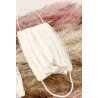 Spanish Ivory/Pink First Holy Communion Face Mask Style CM-A2