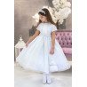 White First Holy Communion Dress & Bolero Style RONNY BALLERINA LENGTH