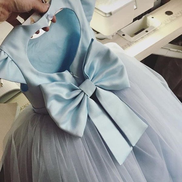 HANDMADE BLUE CONFIRMATION DRESS STYLE RIMI HANDMADE BLUE CONFIRMATION DRESS STYLE RIMI