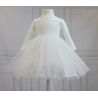 Handmade Elegant Christening Ivory Dress Style MELA