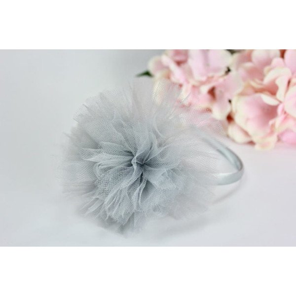 Handmade Grey/White Flower Girl/Special Occasion Headband Style PS01 Handmade Grey/White Flower Girl/Special Occasion Headband Style PS01