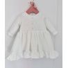 Handmade Ivory Christening Dress Style VERONI
