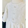 Handmade Ivory Christening Dress Style VERONI