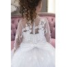HANDMADE WHITE FIRST HOLY COMMUNION DRESS STYLE T-932