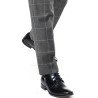 Gray Checkered 2 Pieces First Holy Communion/Special Occasion Suit Style CARLO