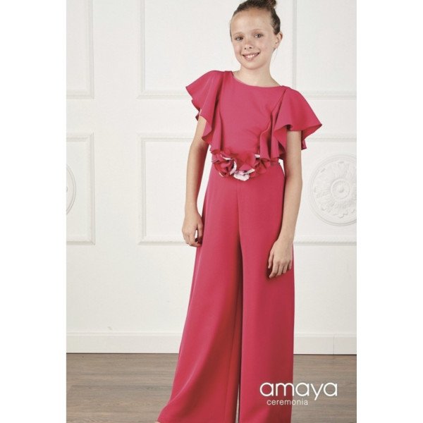 AMAYA PINK CONFIRMATION JUMPSUIT STYLE 514124 AMAYA PINK CONFIRMATION JUMPSUIT STYLE 514124
