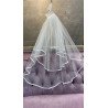 White First Holy Communion Veil Style CV162