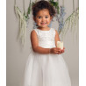 Ivory Seeva flower girl /Christening dress Style pc1025