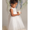 Ivory Seeva flower girl /Christening dress Style pc1025