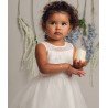 Sevva Lace Honey Christening /Flower Girl Dress in White