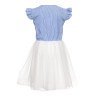 Ivory/Blue Confirmation/Special Occasion Dress Style 0SS-02