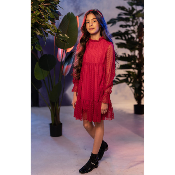 Red Confirmation/Special Occasion Dress Style 0AW-9C Red Confirmation/Special Occasion Dress Style 0AW-9C