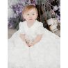 TETER WARM HANDMADE BABY GIRL IVORY CHRISTENING GOWN STYLE B21L TETER WARM HANDMADE BABY GIRL IVORY CHRISTENING GOWN STYLE B21L