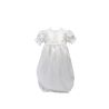 White Baby Girl Christening Gown & Bonnet Style G002