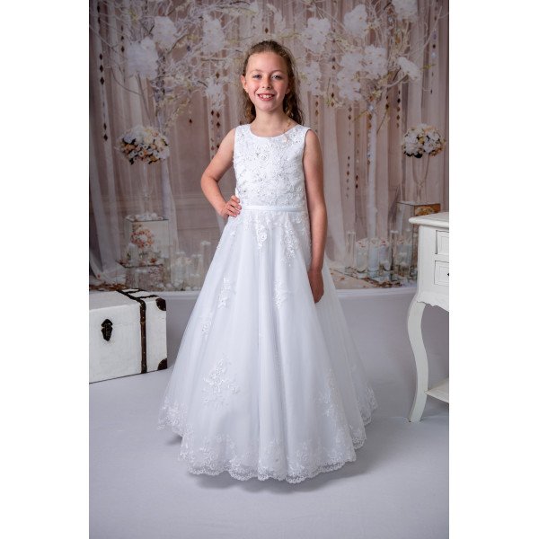 Sweetie Pie First Holy Communion White Dress Style RB625 Sweetie Pie First Holy Communion White Dress Style RB625