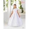 MAT WHITE FIRST HOLY COMMUNION DRESS STYLE 2905 EP