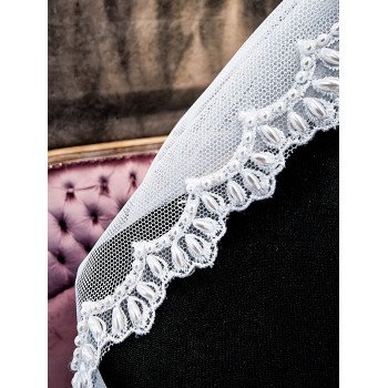 White First Holy Communion Veil Style VELO A