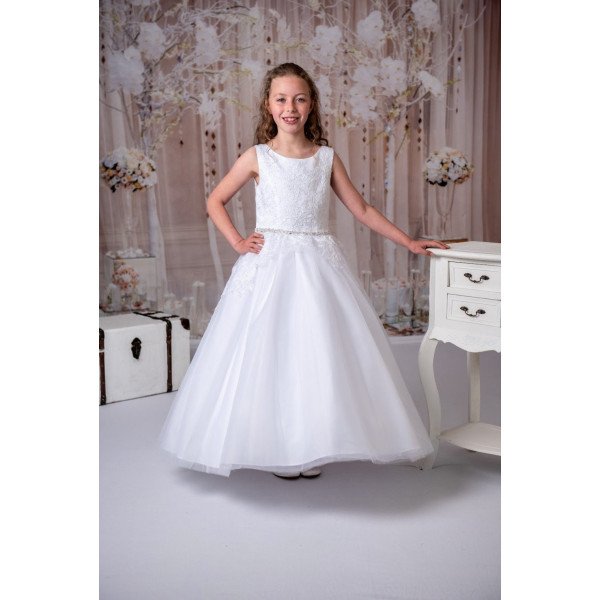 Sweetie Pie First Holy Communion White Dress Style RB624 Sweetie Pie First Holy Communion White Dress Style RB624