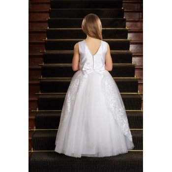 Sweetie Pie First Holy Communion White Dress Style 4022
