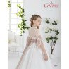CARMY IVORY/PINK HANDMADE FIRST HOLY COMMUNION DRESS STYLE 2205