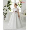 CARMY HANDMADE IVORY/PINK UNIQUE FIRST HOLY COMMUNION DRESS STYLE 2200