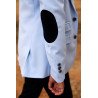 One Varones Blue With Patches First Holy Communion Jacket Style 10-04020